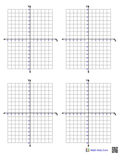 Four Quadrant Graphing Paper