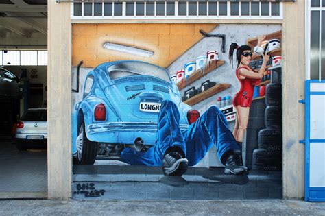 Garage By Wiz Art Street Art Urban Art Automotive Art