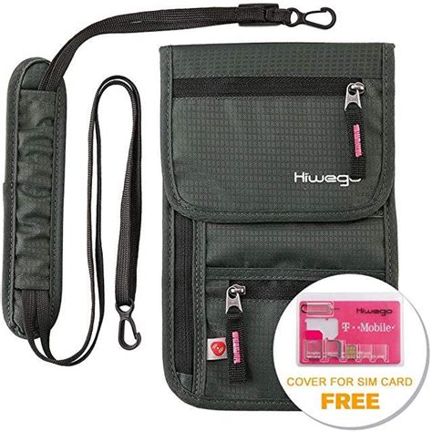 Unfortunately, this bra money holder is not big enough to carry a passport, so if you are. Amazon.com: neck money belt | Money belt, Passport holder wallet, Pouch