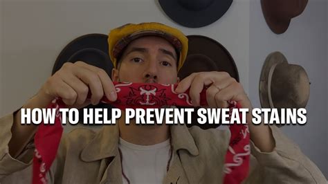 How To Prevent Sweat Stains Youtube