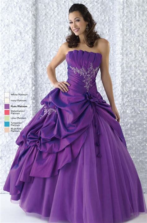 141 Best Purple Wedding Dress Images On Pinterest Wedding Frocks