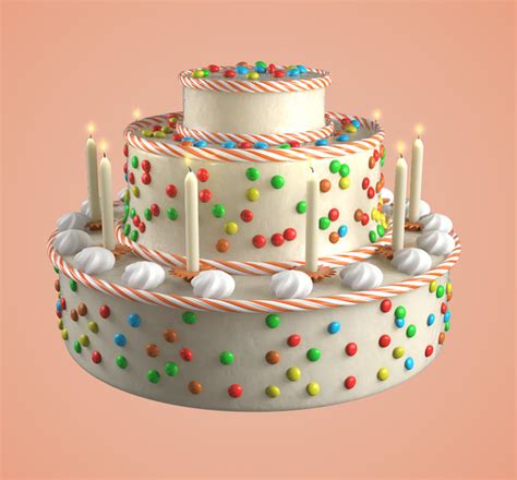 3d Birthday Cake Tabitomo