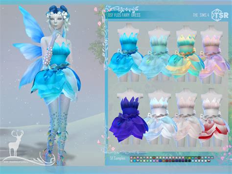 The Sims Resource Flos Fairy Dress