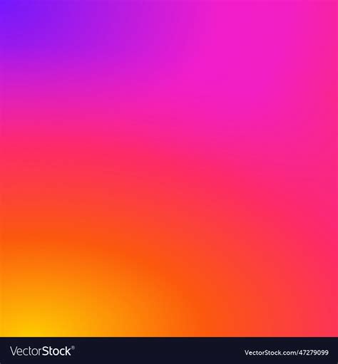 Instagram Logo Color Background Royalty Free Vector Image