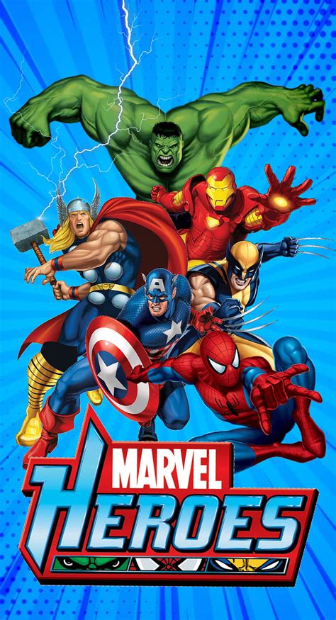 Marvel Heroes Avengers Captain America Iron Man Marvel Spider Man Superhero HD Phone