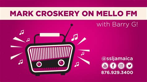 Ssls Mark Croskery On Mello Fm With Barry G Youtube