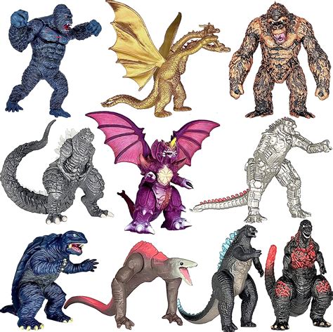 Buy Twcare Exclusive Set Of 10 Godzilla Vs Kong Toys Movable Joint