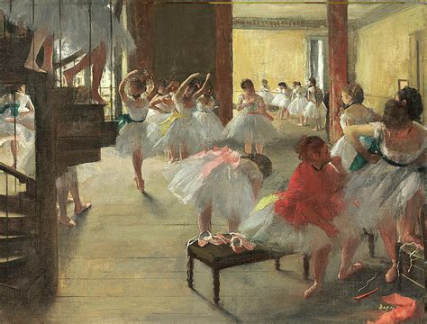 The Dance Class Painting By Edgar Degas Fine Art America