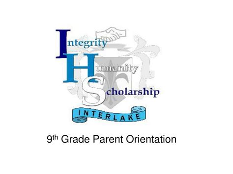 Ppt 9 Th Grade Parent Orientation Powerpoint