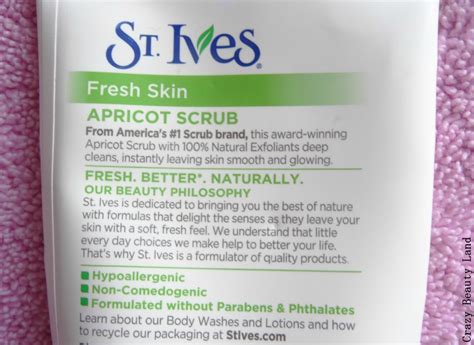 Ives apricot scrub is not a fleeting product for me. St. Ives Fresh Skin Invigorating Apricot Scrub - Review ...