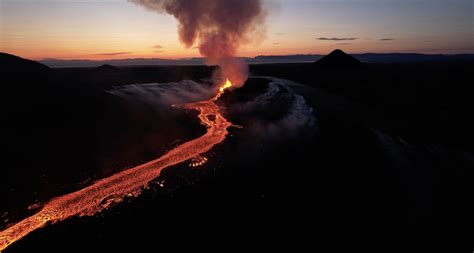 Litli Hrutur Volcano Eruption In Iceland