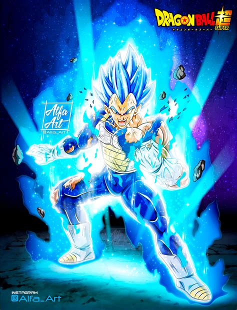 Wallpaper Vegeta Ssj Blue Evolution By Alfa Art On Deviantart