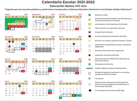 Sep Calendario Escolar 2022 A 2023 Pdf Para Imprimir Cdmx Secreta Riset