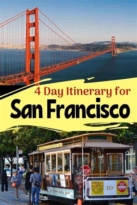 The Perfect San Francisco Itinerary 4 Days By The Bay Day Trip Tips