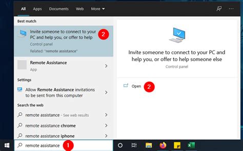 Gobe Designs Windows 10 Send Remote Assistance Request