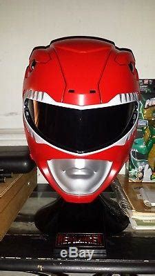 Bandai Mighty Morphin Power Rangers Legacy Red Ranger Helmet Cosplay