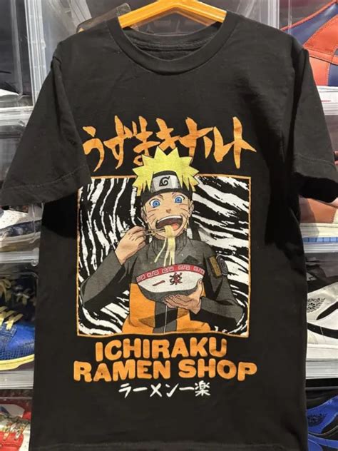 Vintage Naruto Shippuden Ichiraku Ramen Shop Shonen Jump T Shirt Size S Picclick