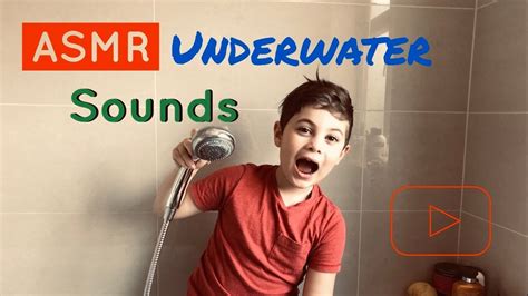Asmr Underwater Sounds From My Bathtub Youtube