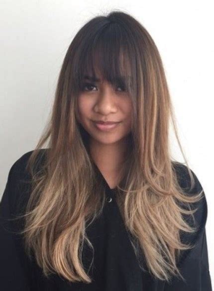 Medium length hairstyles are getting more and more popular among women who want to look stylish and trending. 20 Long Layered Haircuts with Bangs