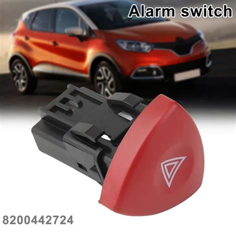 New Emergency Hazard Flasher Warning Light Switch Button For Renault