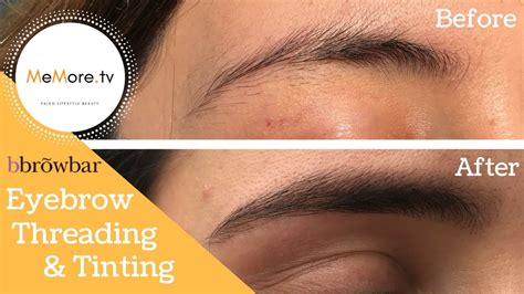 Eyebrow Threading And Tinting Before And After Eyebrowshaper