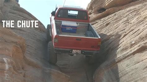 Wheeling My Toyota Pickup Up A Wall Called The Chute In Sand Hollow