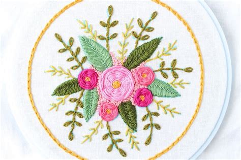 20 flower embroidery patterns cutesy crafts