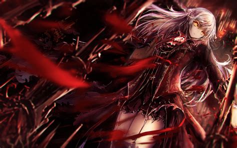 Anime Girl With Swords Wallpapers Wallpaper Cave