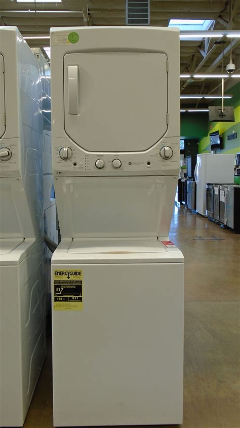 24″ Ge Spacemaker Gud24essmww Electric Laundry Center Appliances Tv