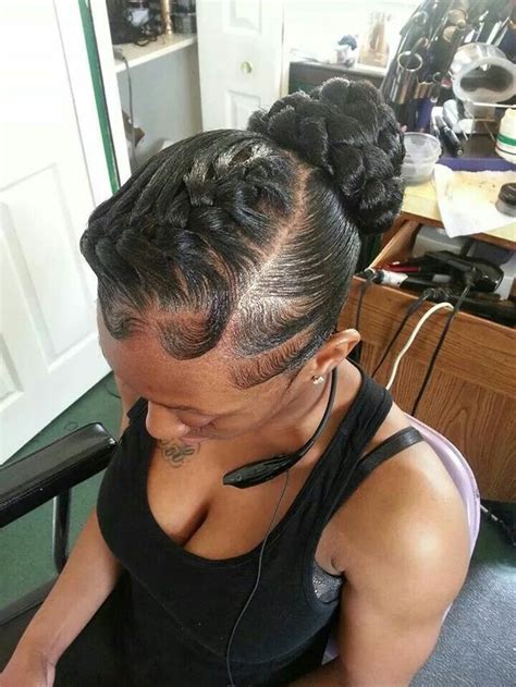 Braided Hairstyles Updo Goddess Braids Updo Relaxed Hair