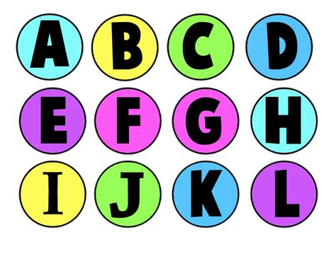 Large colorful alphabet flashcards for kindergarten & preschool! Making an Alphabet Letters Memory Game from Milk Jug Caps with Printables and Instructions for ...