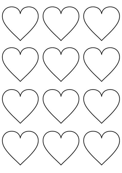 12 Free Printable Heart Templates Cut Outs Freebie Finding Mom