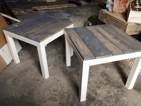 Buy ikea lack coffee table and get the best deals at the lowest prices on ebay! IKEA LACK end table hack. Painted black LACK tables white ...