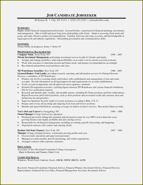 Write a financial advisor resume that proves you can analyze and plan like john neff. Sample Resume Of Financial Advisor - Resume : Resume ...