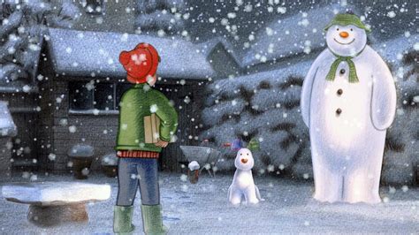 1 The Snowman And The Snowdog Hd Wallpapers Backgrounds Wallpaper Abyss