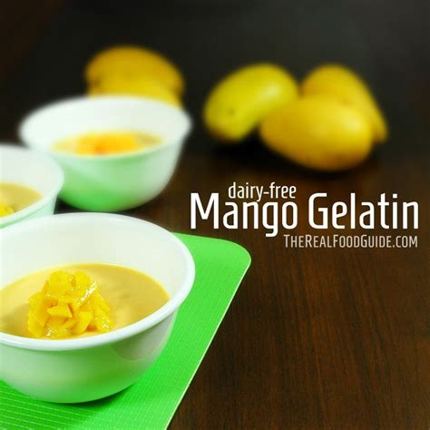 Dairy Free Mango Gelatin AIP Friendly The Real Food Guide