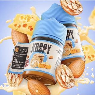 Jual Liquid Krspy Almond Crispy Cheese Ml Mg Shopee Indonesia