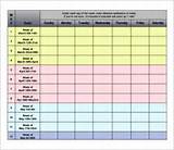 Fitness Workout Log Sheets Images