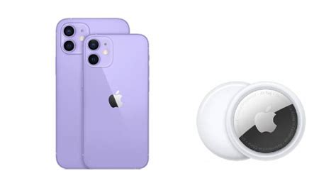 Apple Airtag Iphone 12 Iphone 12 Mini Purple Colour Models Now