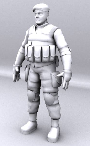 Unit Trooper 3d Model By Darkangeldtb On Deviantart