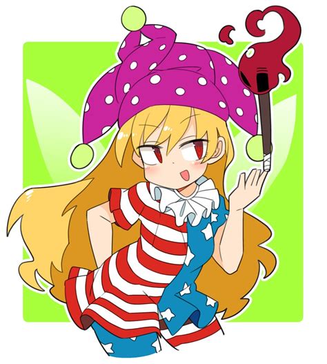 Ini Inunabe00 Clownpiece Touhou 1girl D American Flag American Flag Dress American