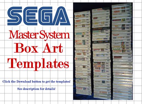 Dl Sega Master System Box Art Templates By Cowboygineer On Deviantart