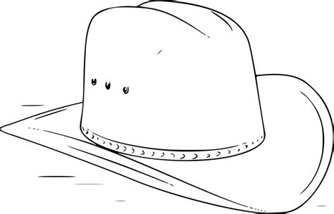 Cowboy Hat Coloring Page Free Printable Coloring Pages On