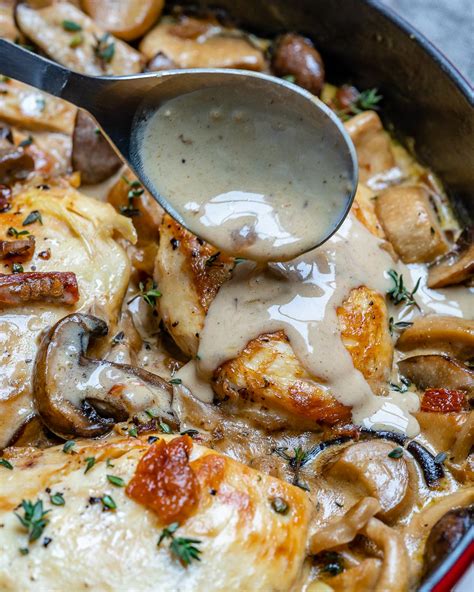Easy Creamy Chicken Mushroom Recipe Keto Blondelish Com