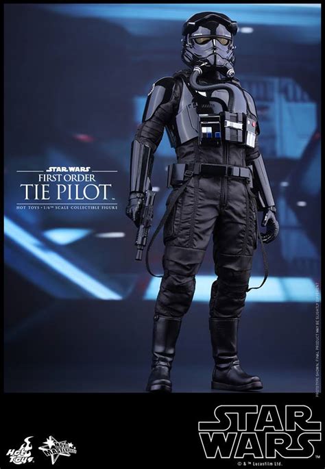 Onesixthscalepictures Hot Toys Star Wars Force Awakens First Order Tie Pilot Latest Product