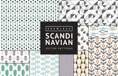 Seamless Scandinavian Vector Patterns — Medialoot