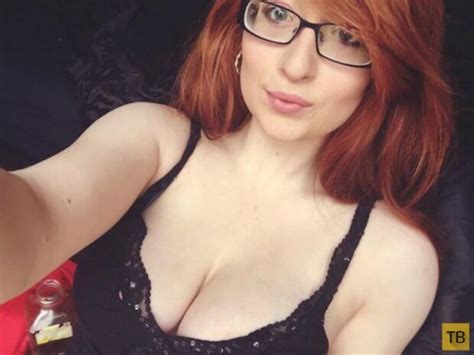 Sexy Ginger With Sexy Glasses And Epic Cleavage Booblover22