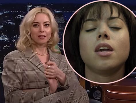 aubrey plaza reveals she had to masturbate for real in front of a bunch of old men in