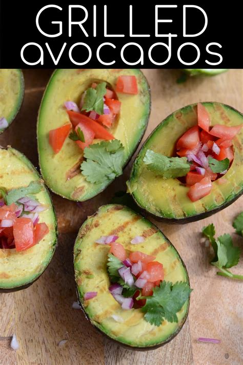 Grilled Avocado With Toppings