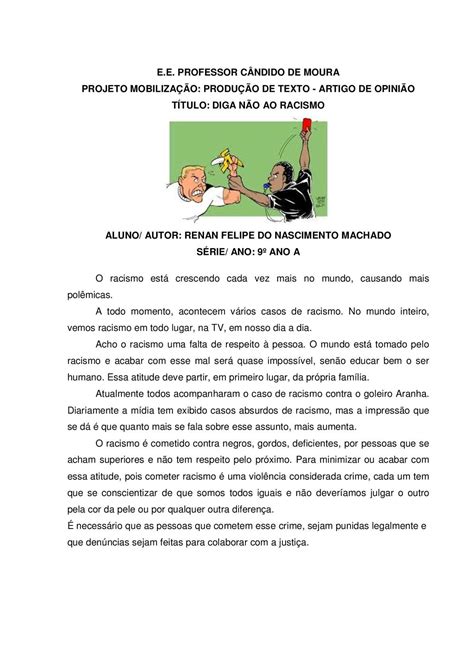 Questões Sobre Artigo De Opinião
